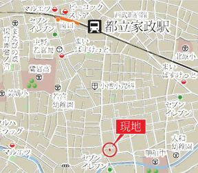 ＣＯＺＹ若宮(コージーワカミヤ)の地図