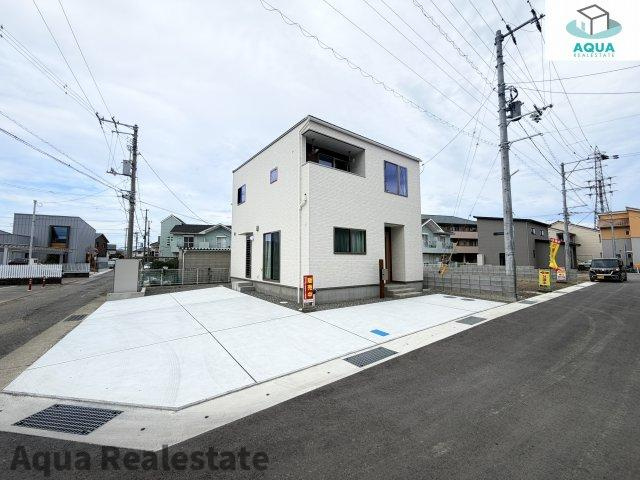 オール電化デザイナーズハウス北島町鯛浜建売⑬の外観|物件の外観です