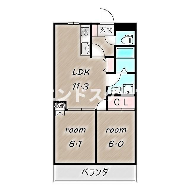 エスポアールＫの間取り|高崎、前橋のお部屋探しはエンドスケープまで！お客様の理想お聞かせ下さい♪