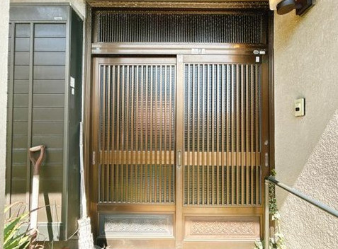 売中古戸建　富士宮市山本の玄関
