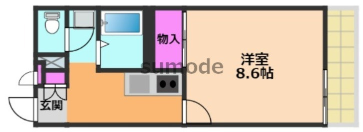 レオネクストCarpeDiemの間取り