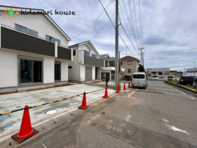 北本市宮内2期　新築戸建　ハートフルSの前面道路含む現地写真