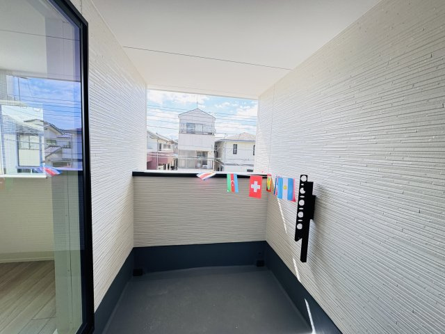 柏大津ケ丘1丁目（大津ヶ丘台第一小学校:徒歩9分）のバルコニー|南東向きインナーバルコニー