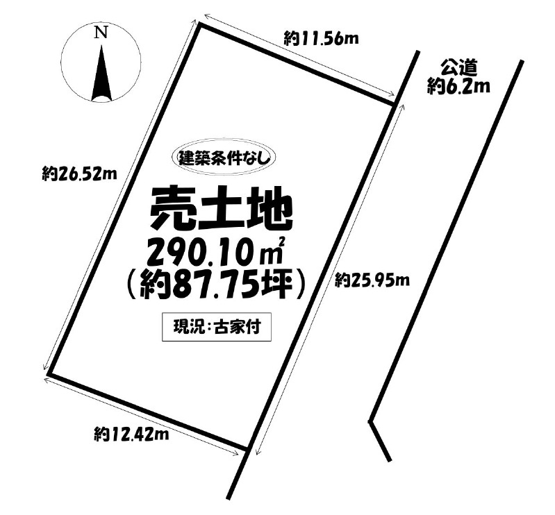 岡崎市滝町の土地図