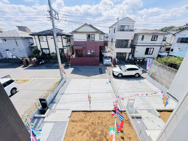 柏大津ケ丘1丁目（大津ヶ丘台第一小学校:徒歩9分）の展望|バルコニーより道路側眺望・南道路で日当たり良好♪