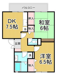 グリーンハウス新伊丹の間取り