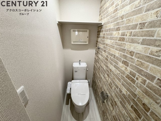 ゆったり落ち着けるトイレです