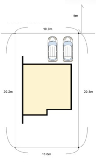 【区画図】 | 加須市北下新井　中古戸建　