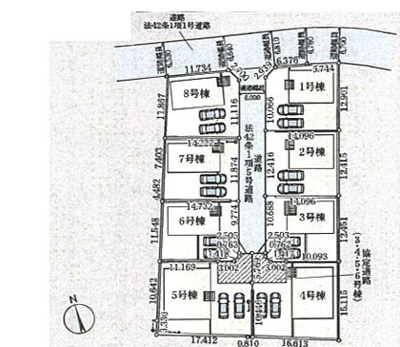 【区画図】 | CRADLE GARDEN上里町黛 第1　新築住宅