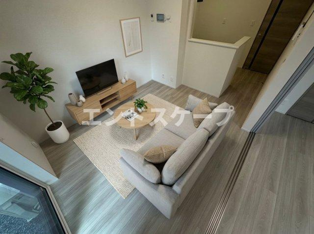 Σresidence歌川町　A棟の居間・リビング|高崎、前橋のお部屋探しはエンドスケープまで！お客様の理想お聞かせ下さい♪