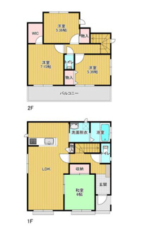 【間取り】 | 熊本県合志市幾久富