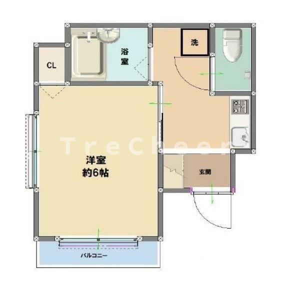 メゾンユニソール神楽坂の間取り