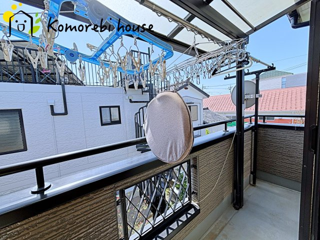 桶川市若宮一丁目　中古戸建てのバルコニー|26.4.11　撮影済み