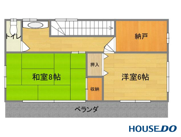太田市東金井町　中古戸建の間取り