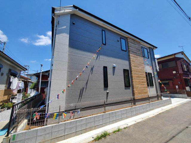 三郷市　新和2丁目　新築戸建　全1棟の外観|気品漂うスタイリッシュな外観