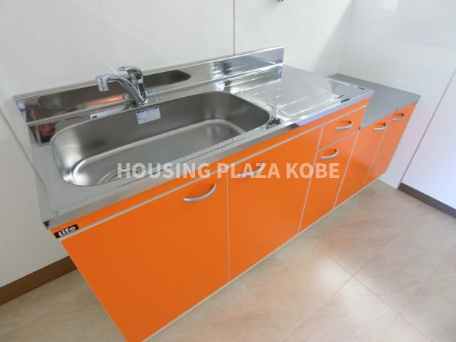関守町２丁目貸家のキッチン|新品キッチン導入済み