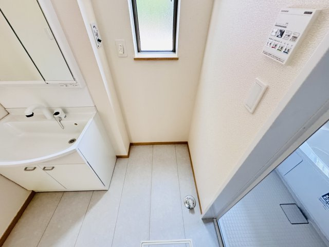 柏市戸張新築戸建のランドリースペース|洗濯機置き場