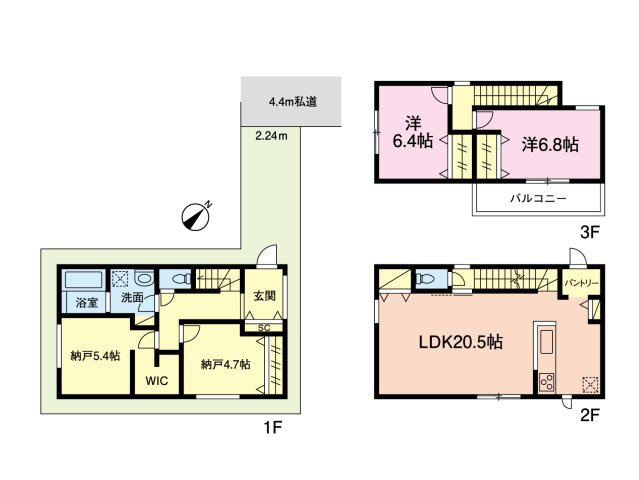 行徳駅前4丁目　建築条件付き　土地の参考プラン|参考間取
