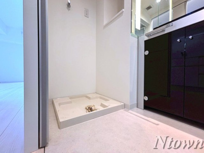 【設備】 | HANANOKI RISE | 洗濯機置き場です