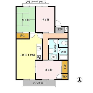 【間取り】 | リバーシャトルＡ棟