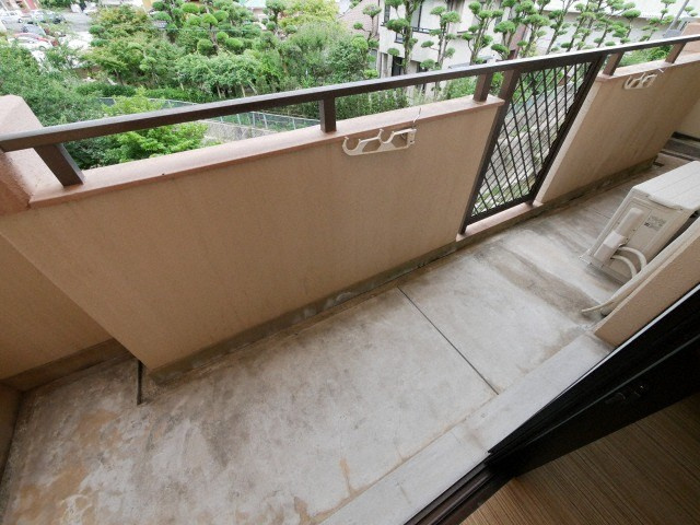 ピエモンテ二日市のバルコニー