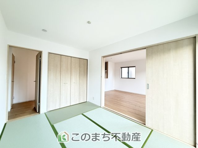 いろどりアイタウン日光市瀬尾22-P3の和室|柔らかい畳が心地よい和室ございます。