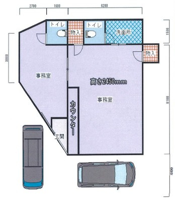 羽曳野市誉田　貸店舗[物件番号：966880]の間取り