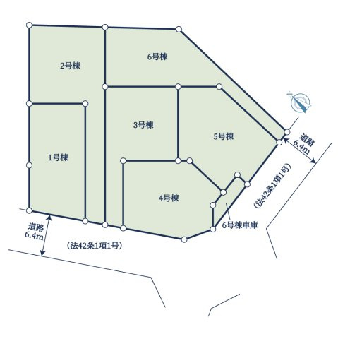 フォレストタウン青葉台Ⅱの区画図