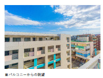 ホーメストプラザ十日市場西館のバルコニー