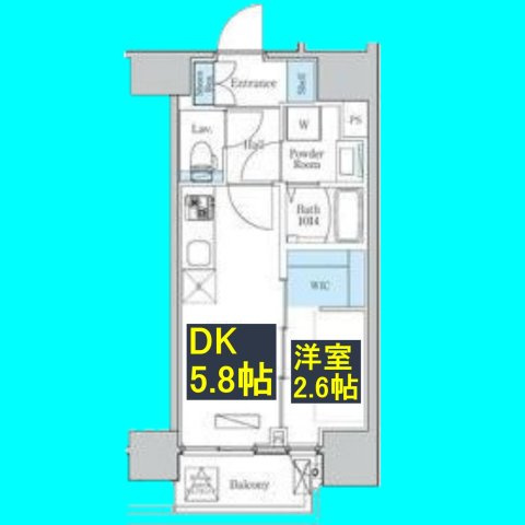 デュオフラッツ鶴舞の間取り