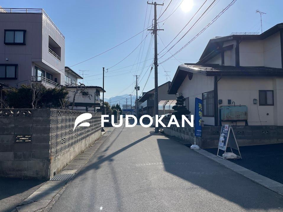 山形市長町第8【新築建売】の前面道路含む現地写真|前面道路