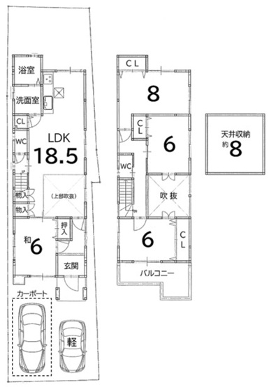 【間取り】 | K22192-紫竹