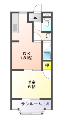 サンハイツの間取り