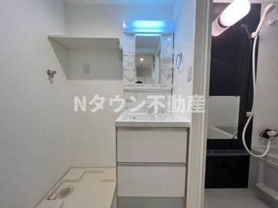 【独立洗面台】 | ハーモニーテラス白子町 | 使いやすい独立洗面台です
