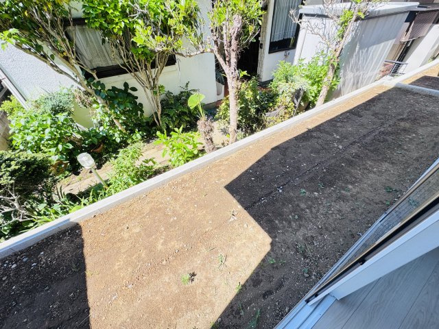 柏市戸張新築戸建（戸張第８）の庭|南西側庭スペース