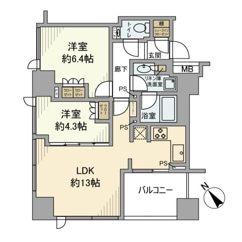 シティタワー池袋ウエストゲートの間取り