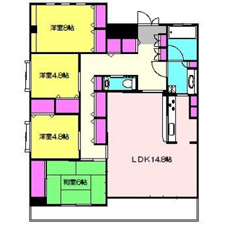 【間取り】 | ウィンビュ三ツ沢