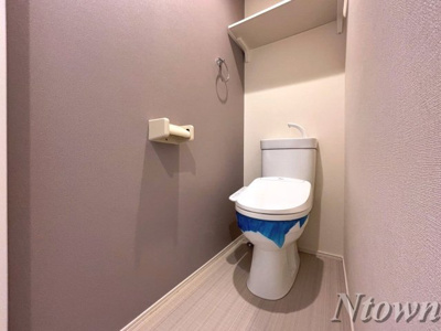 【トイレ】 | ハーモニーテラス長筬町V | ゆったりとした空間のトイレです