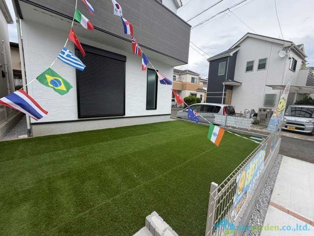 伊勢原市白根　新築戸建　全2棟2号棟の庭