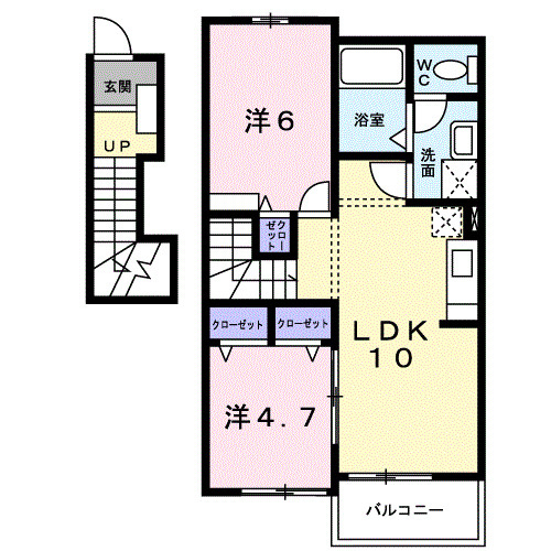 【間取り】 | ヴィラパークサイド | 間取図