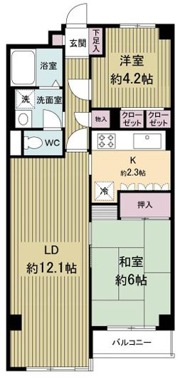 パレ武蔵小金井の間取り
