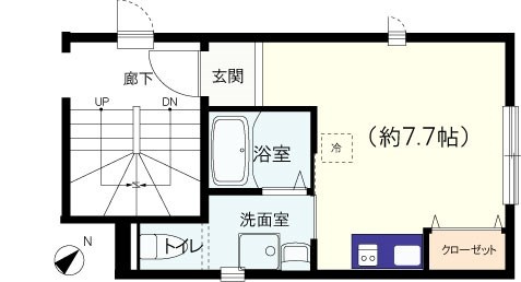 全室角部屋感覚のゆとりある配置