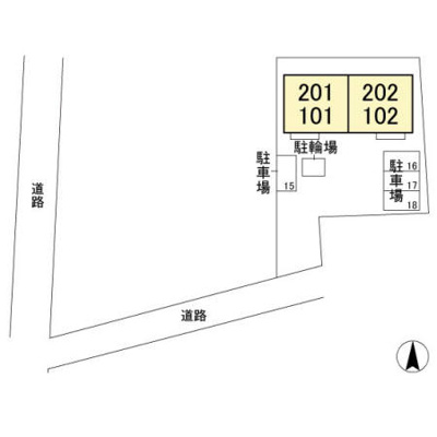 【区画図】 | シエロ B