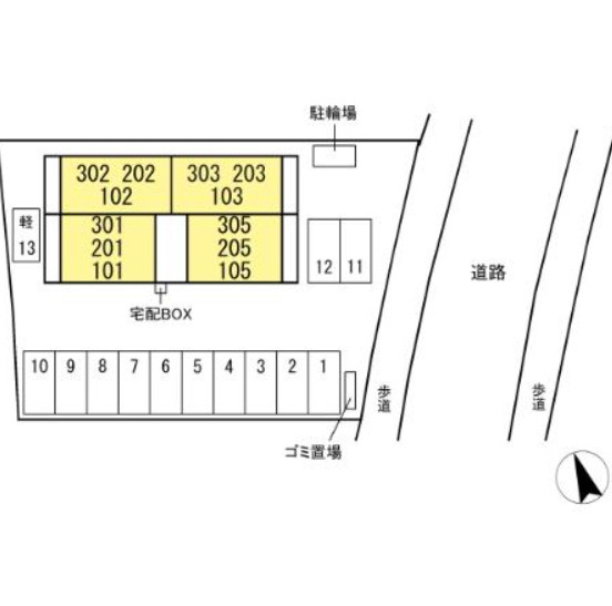 PREMILIFE須賀Ⅱの区画図