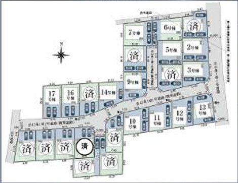 武蔵村山市中原第８の区画図