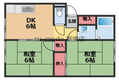 【間取り】 | ハイツ大沢