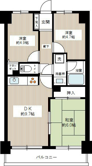 【間取り】 | シティレジデンス豊田