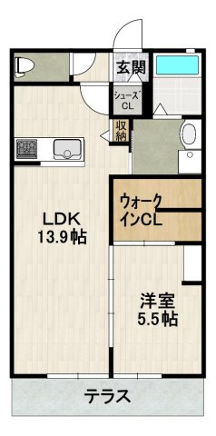 ガーデンハウス宝塚A棟の間取り