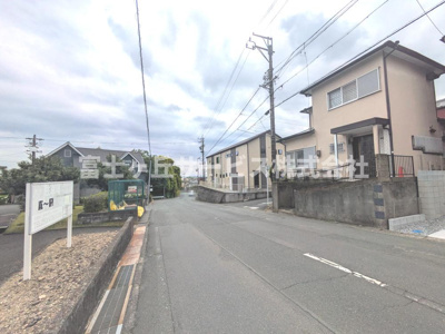 【前面道路含む現地写真】 | 浜松市中央区萩丘3丁目 4期 新築一戸建て | 前面道路です