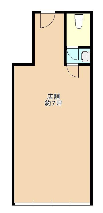 堺市中区八田北町　貸店舗[物件番号：966903]の間取り